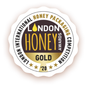 Medaglia d'oro London International Honey Packaging Competitition 2020 a Miele in culla